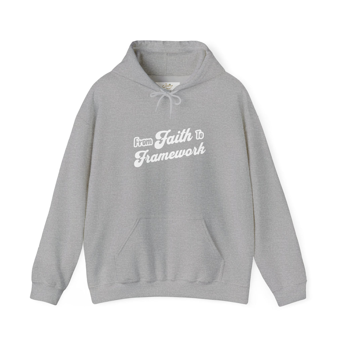 Faith & Framework Hoodie — Inspirational Christian Pullover