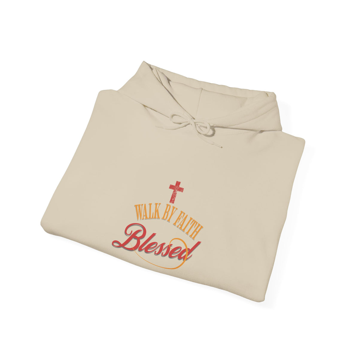 Blessed Faith Hoodie — "Walk by Faith" Christian Pullover