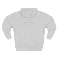 Faith Script Hoodie — "A Daily Dose of Faith" Gold Script Fleece Hoodie