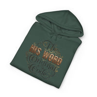 His Word: The Original Code Hoodie — John 1:1 Christian Sweatshirt
