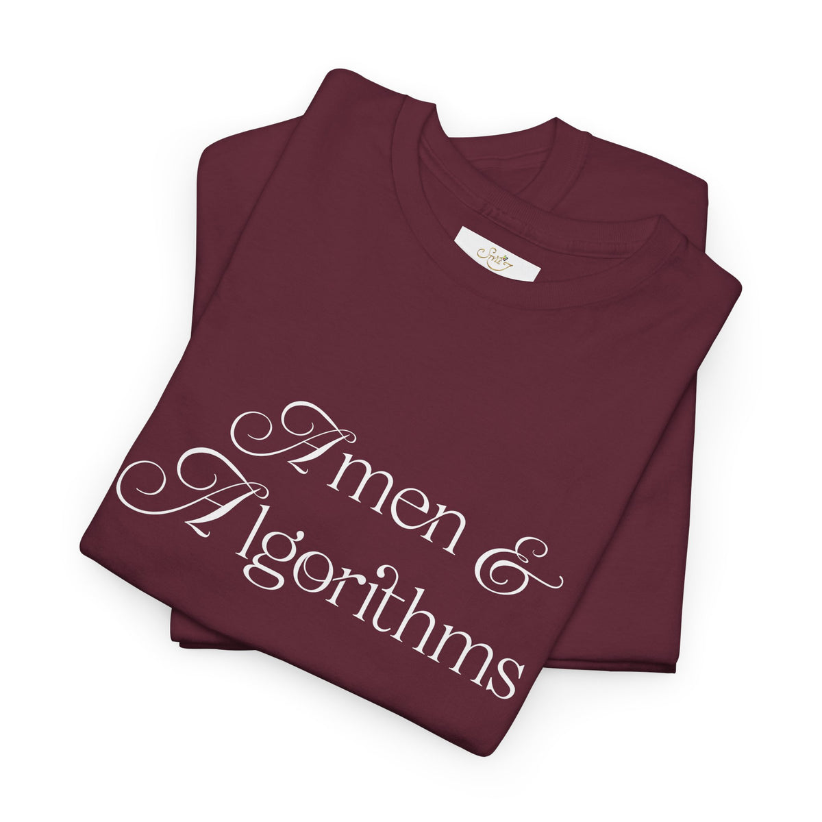 Amen & Algorithms T‑Shirt — “Blessed with Intelligence” Graphic Tee