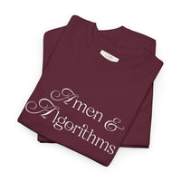 Amen & Algorithms T‑Shirt — “Blessed with Intelligence” Graphic Tee