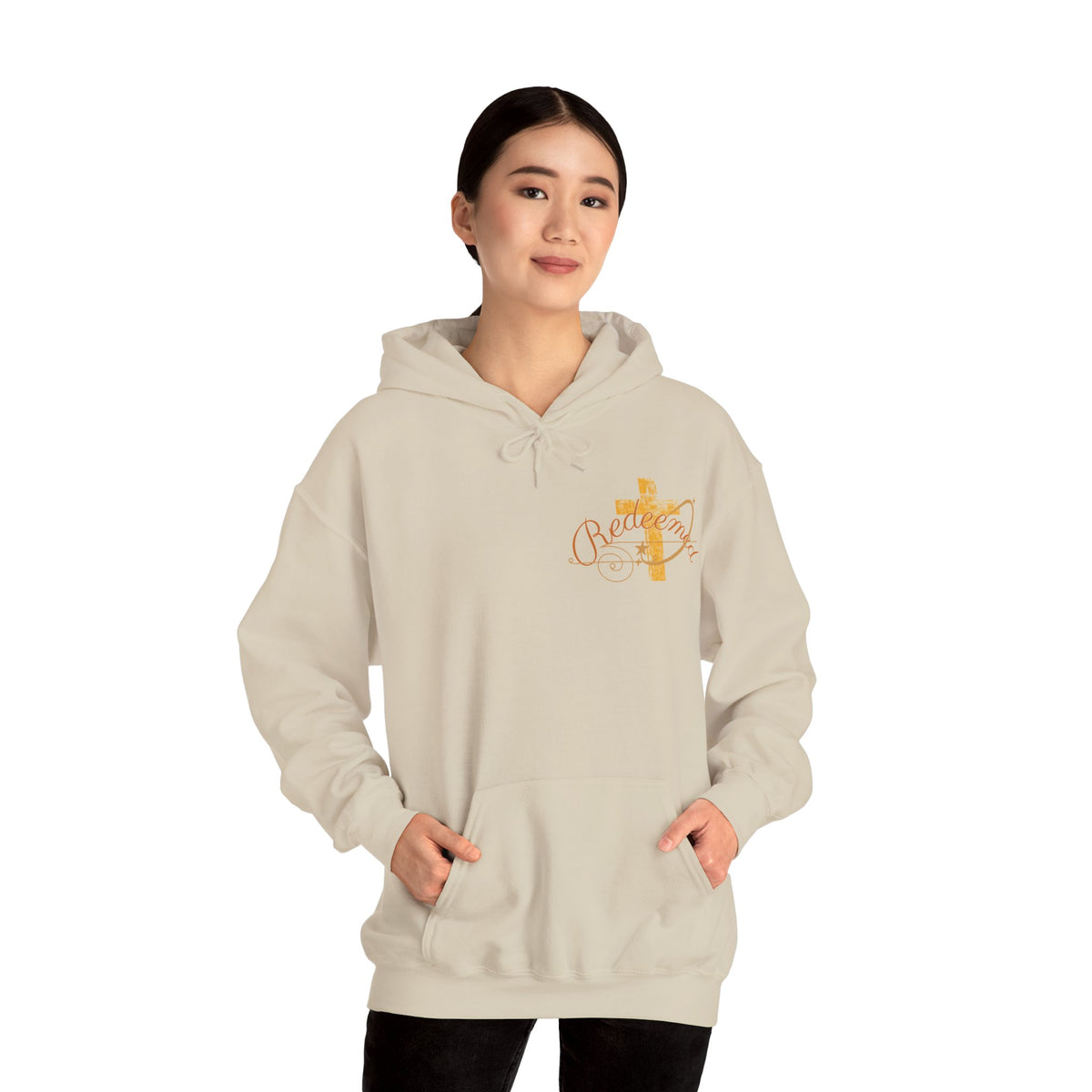 Saved Hoodie — Christian Cross Inspirational Pullover