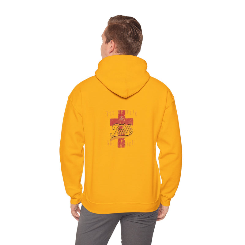 Unisex Blessed Faith Hoodie - 'Walk by Faith' Christian Pullover
