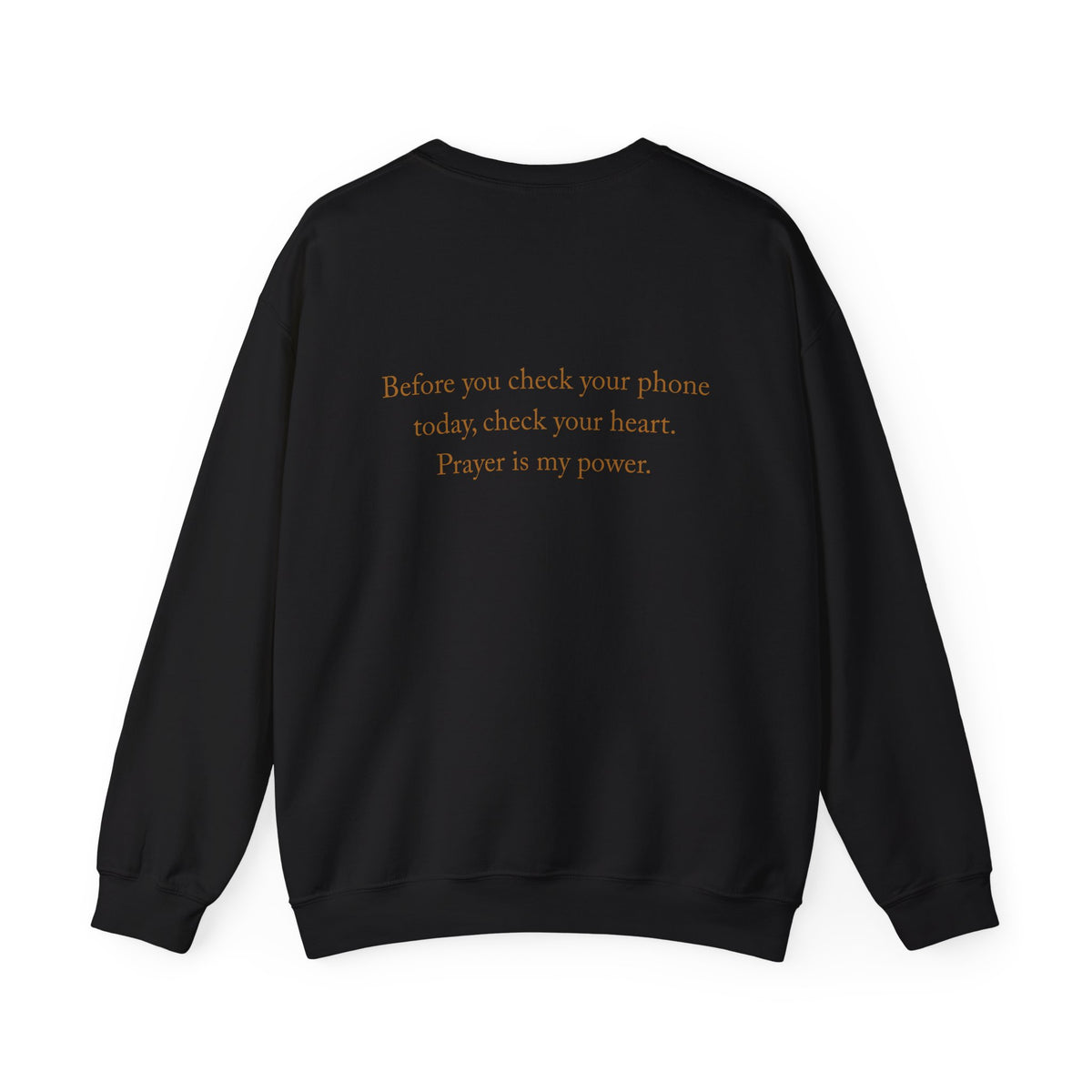Prayer Is My Power Crewneck Sweatshirt — Inspirational Faith Sweatshirt