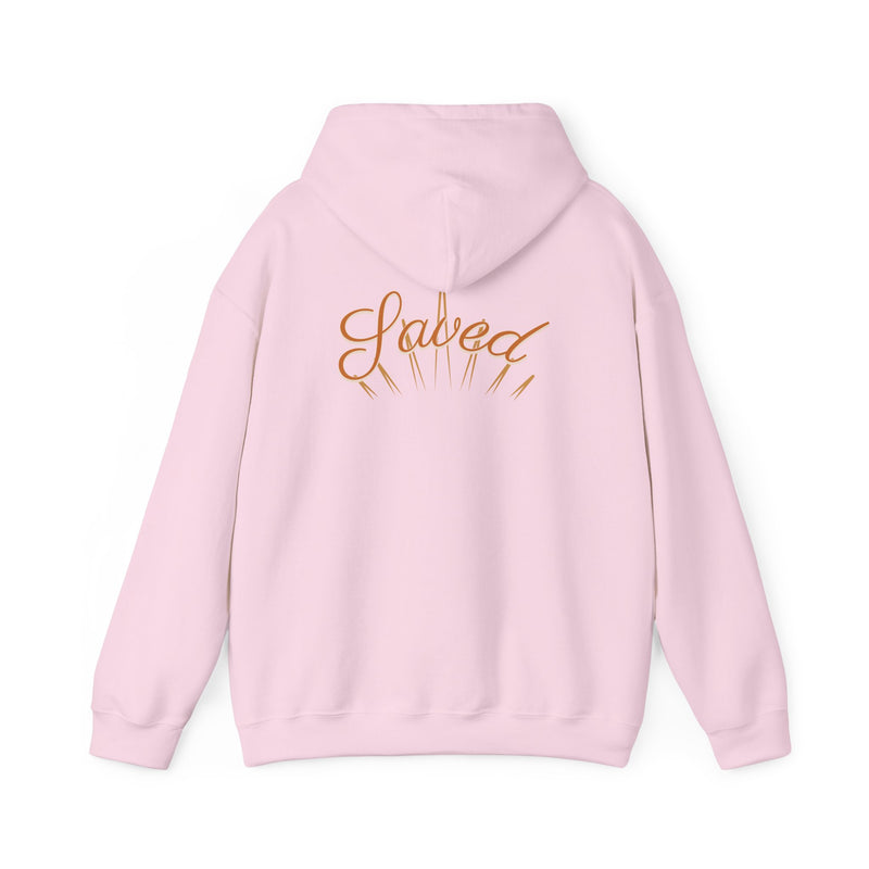 Saved Hoodie — Christian Cross Inspirational Pullover