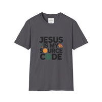 Jesus Is My Source Code T-Shirt — Christian Programmer Tee