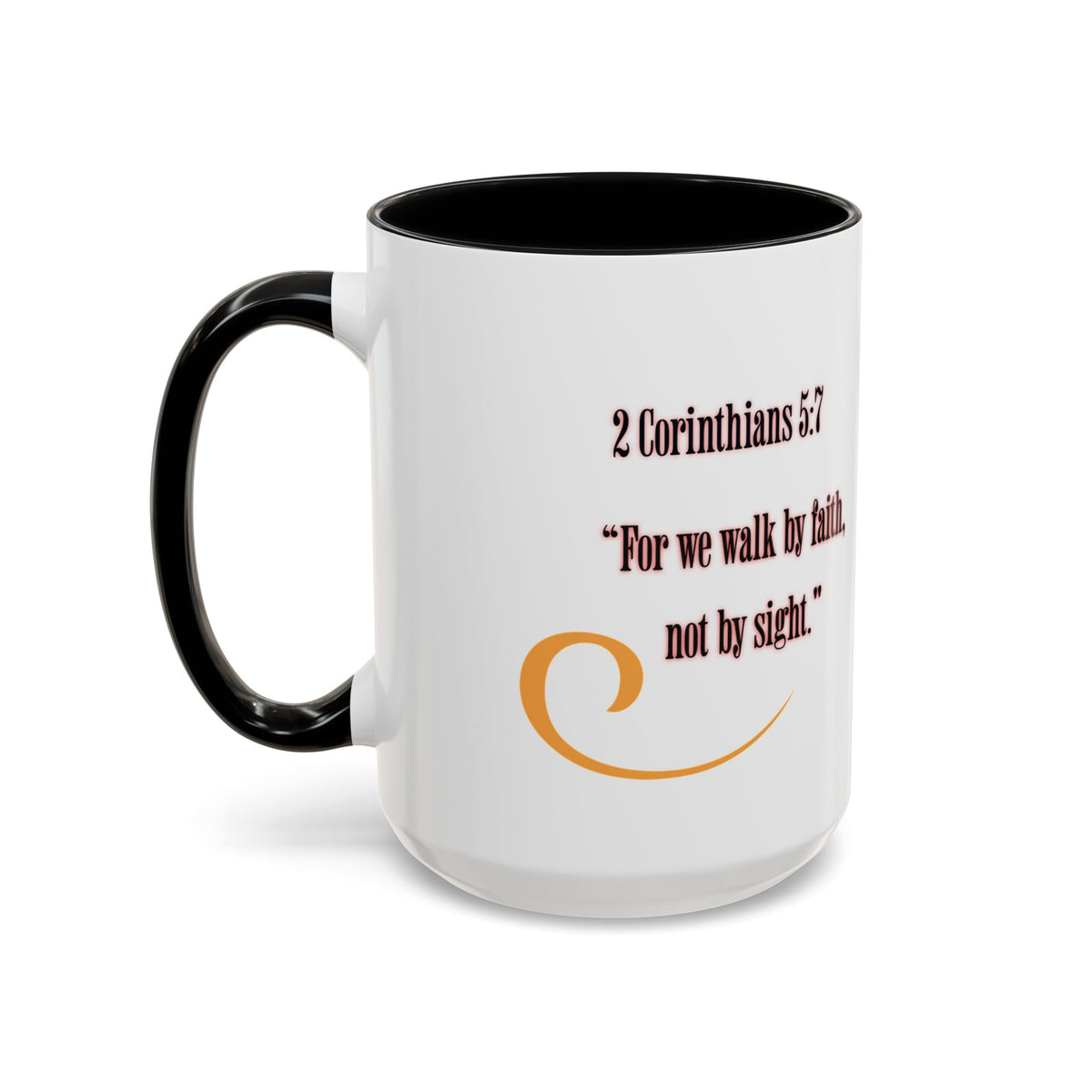 Blessed Coffee Mug — "Walk by Faith" Inspirational Christian Mug