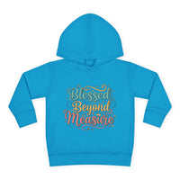 Blessed Beyond Measure Toddler Hoodie – Cute Pastel Faith Pullover for Kids