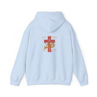 Unisex Blessed Faith Hoodie - 'Walk by Faith' Christian Pullover