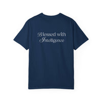 T-Shirt — 'Amen & Algorithms' / 'Blessed with Intelligence' Vintage Garment-Dyed Tee