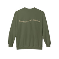 Dog Lover Crewneck Sweatshirt — Watercolor Pack with "Faith, Fur and Unconditional love"