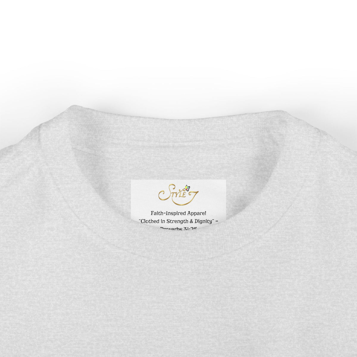 Infant Tee — "JOY: The joy of the Lord is your strength" (Nehemiah 8:10)