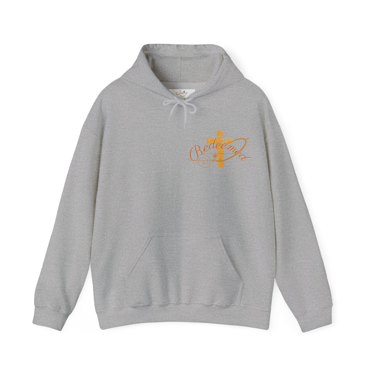 Redeemed Hoodie — Christian Cross Inspirational Pullover