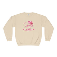 Be Your Own Boss Women’s CEO Sweatshirt — Laptop Boss Crewneck