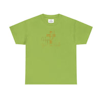Christian T-Shirt - 'Hope You Can Hold' Gold Cross Tee