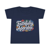 Faithfully Adorable Toddler T-Shirt — Cute Christian Kids Tee