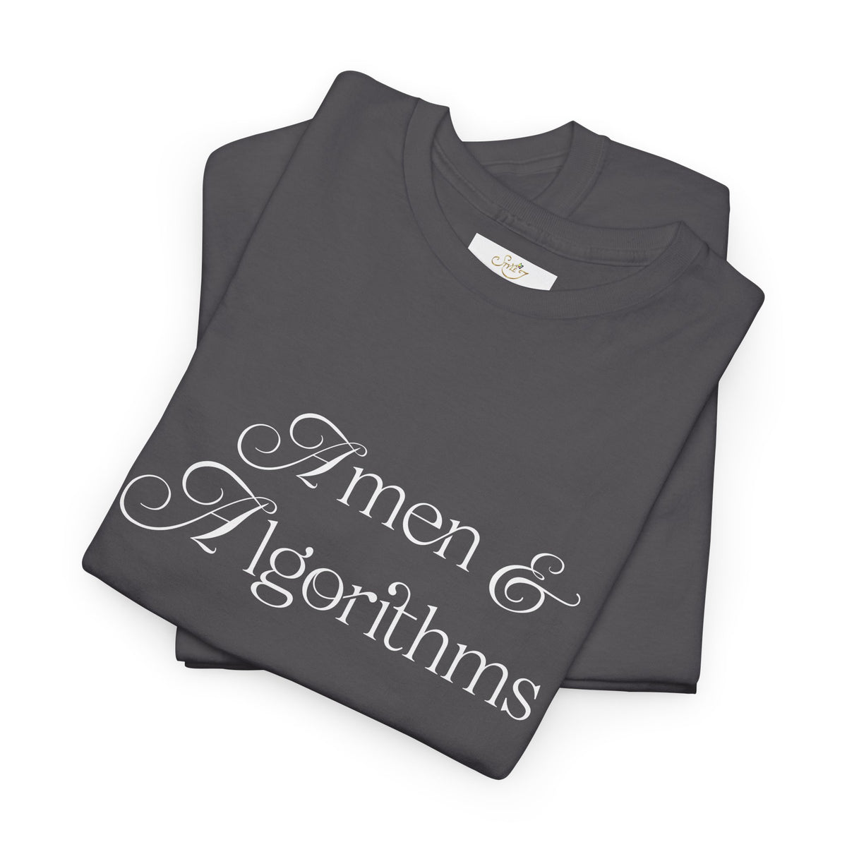 Amen & Algorithms T‑Shirt — “Blessed with Intelligence” Graphic Tee