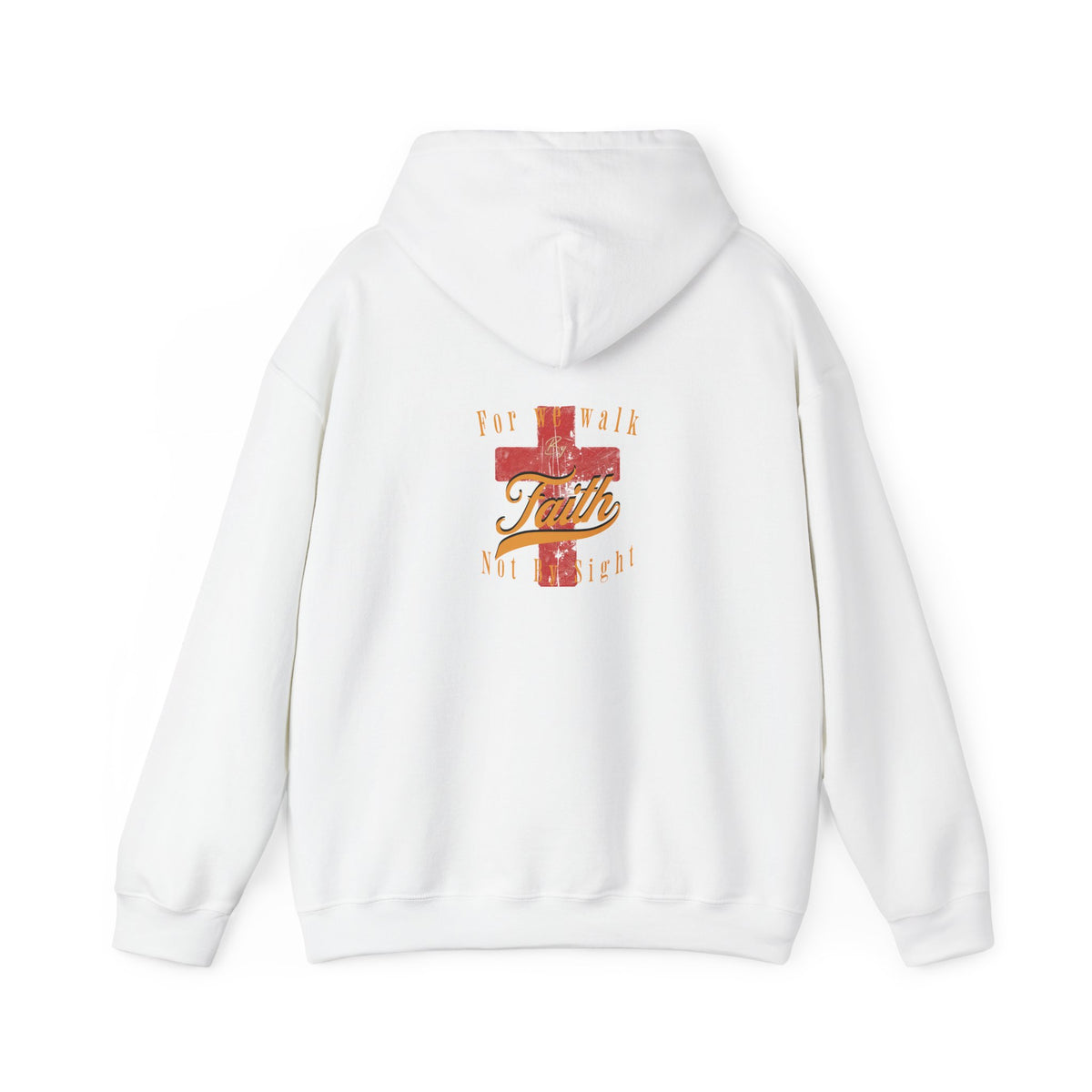 Unisex Blessed Faith Hoodie - 'Walk by Faith' Christian Pullover