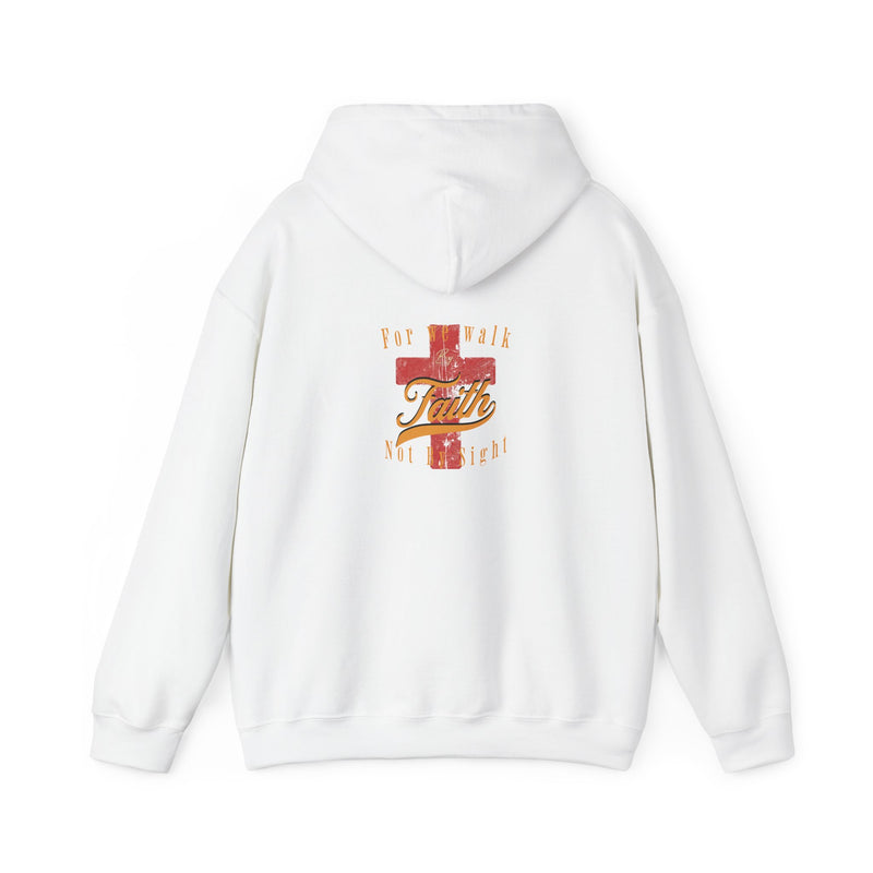 Unisex Blessed Faith Hoodie - 'Walk by Faith' Christian Pullover