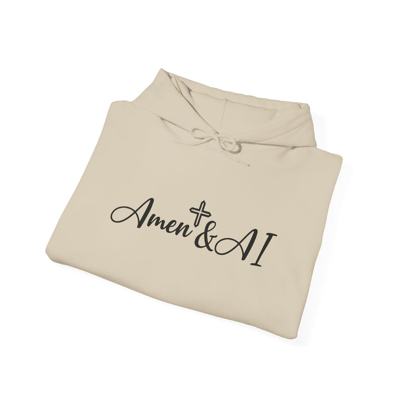 Amen & AI Unisex Heavy Blend™ Hooded Sweatshirt