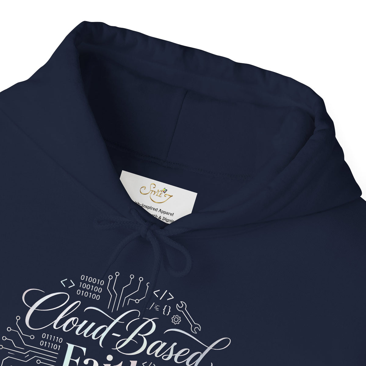 Cloud-Based Faith Hoodie — "No Storage Limits" Spiritual Backup Sweatshirt