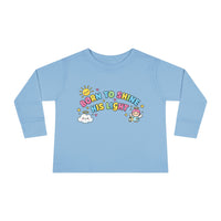 Born to Shine His Light Toddler Long Sleeve Tee