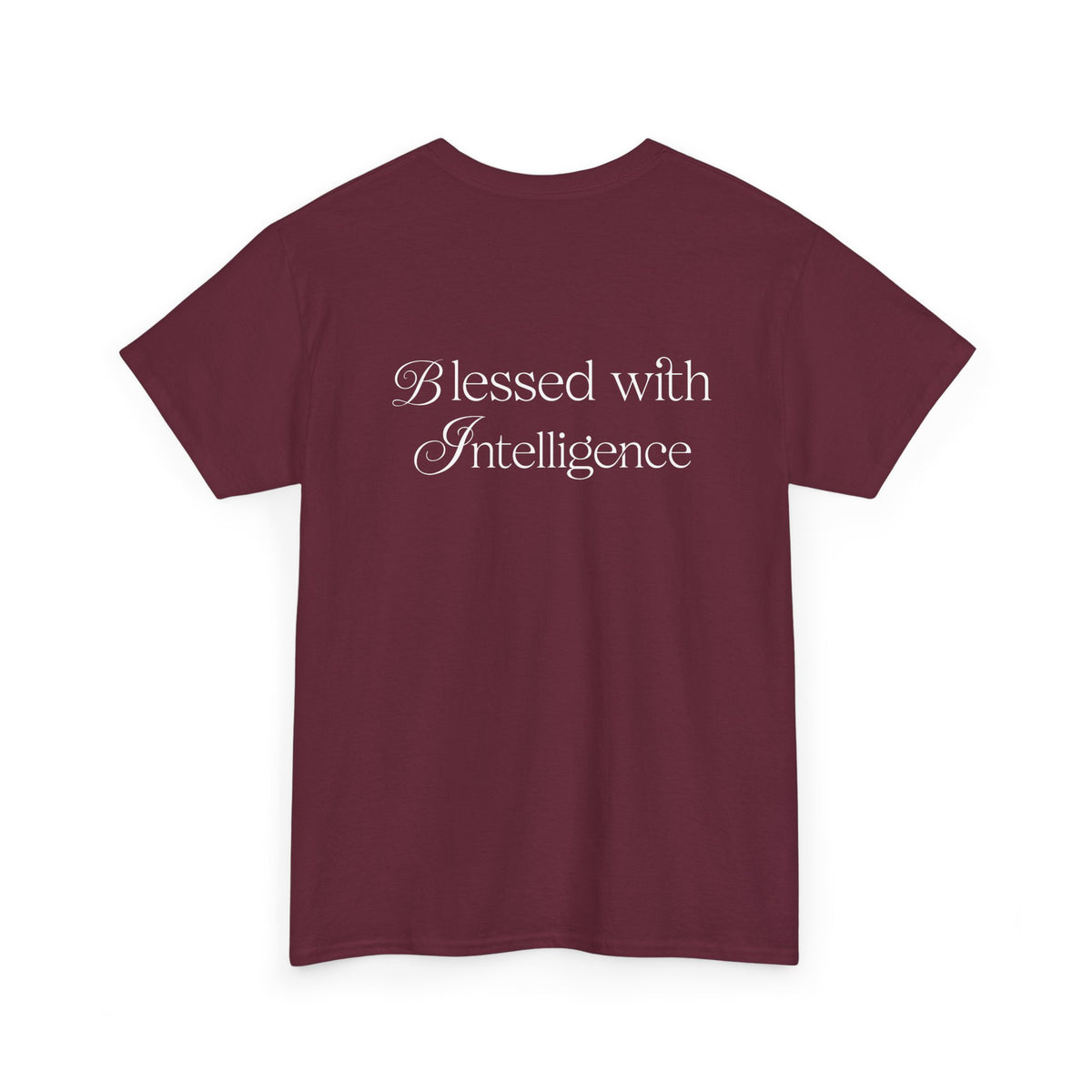 Amen & Algorithms T‑Shirt — “Blessed with Intelligence” Graphic Tee