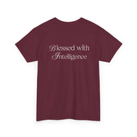 Amen & Algorithms T‑Shirt — “Blessed with Intelligence” Graphic Tee