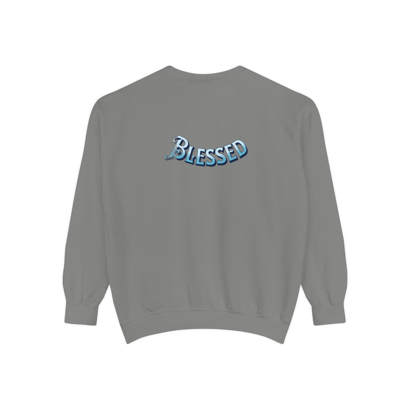 Wear Truth Share Grace Sweatshirt — Christian Cross 'Blessed' Pullover