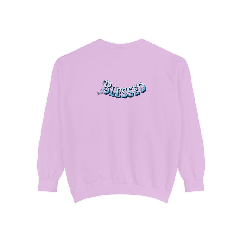 Wear Truth Share Grace Sweatshirt — Christian Cross 'Blessed' Pullover