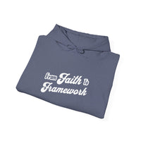 Faith & Framework Hoodie — Inspirational Christian Pullover