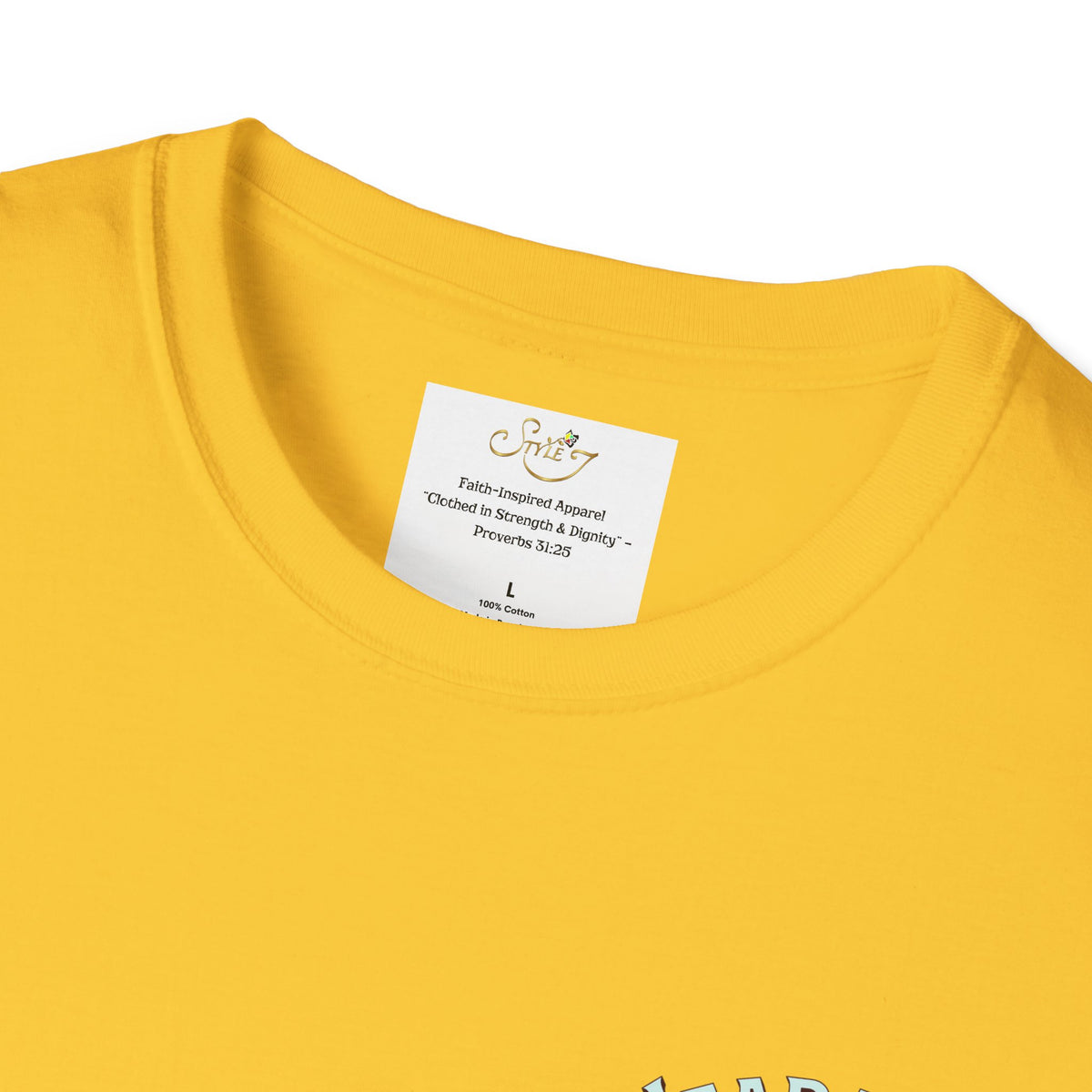 Christian Cross T‑Shirt — "Wear Truth Share Grace" Front & "Blessed" Back