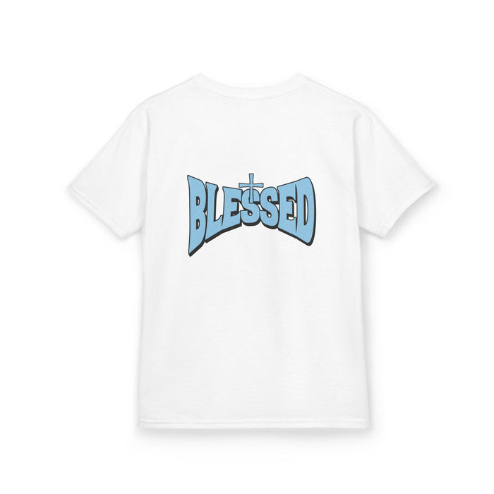Kids Tee — "Prayer & Play" Cute Blessed Christian Youth T-Shirt