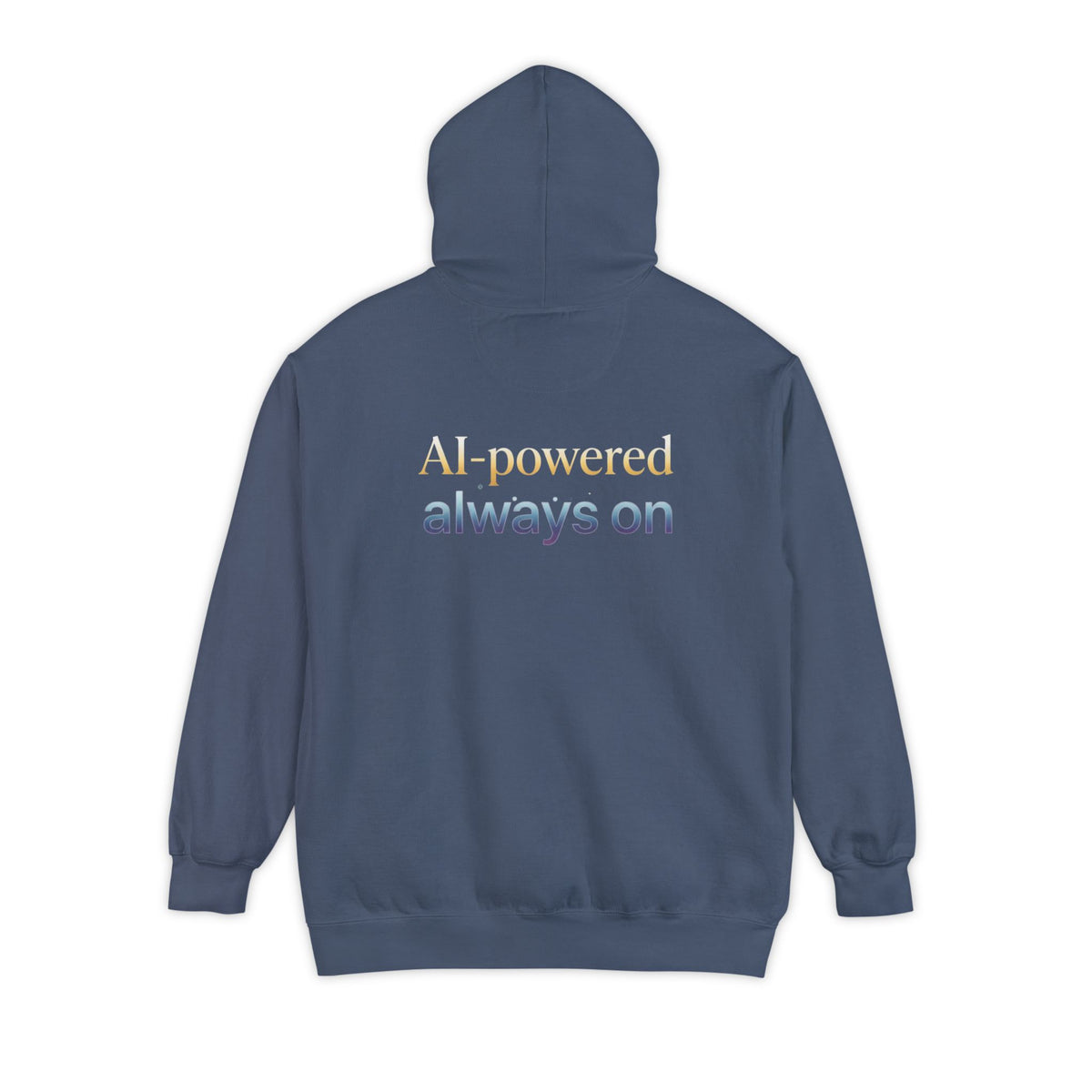God's Message Multiplied by AI Hoodie — Faith & Tech Graphic Hoodie