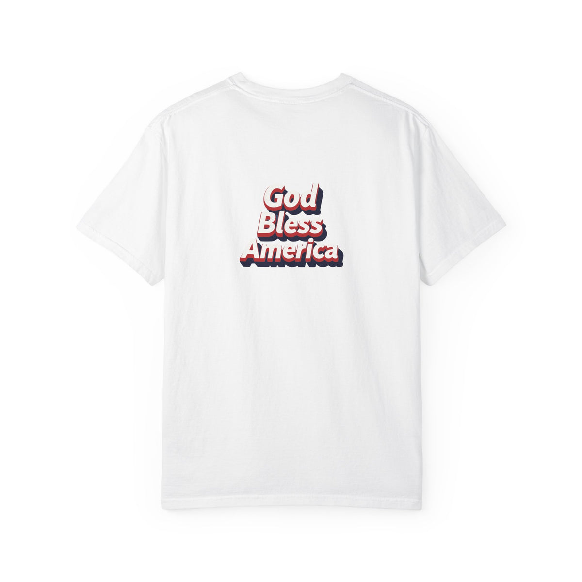 Patriotic T-Shirt — "250 Years Bold, United We Stand" with "God Bless America"