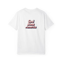 Patriotic T-Shirt — "250 Years Bold, United We Stand" with "God Bless America"
