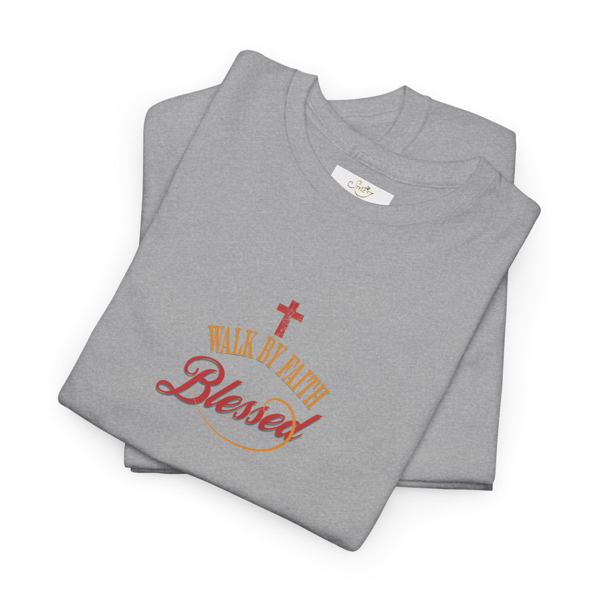 Unisex Blessed Faith T-Shirt — Christian Cross Religious Tee ("Blessed" design)