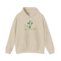 Faith Cross Hoodie — "Hope You Can Hold" Christian Pullover