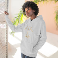 Faith Script Hoodie — "A Daily Dose of Faith" Gold Script Fleece Hoodie