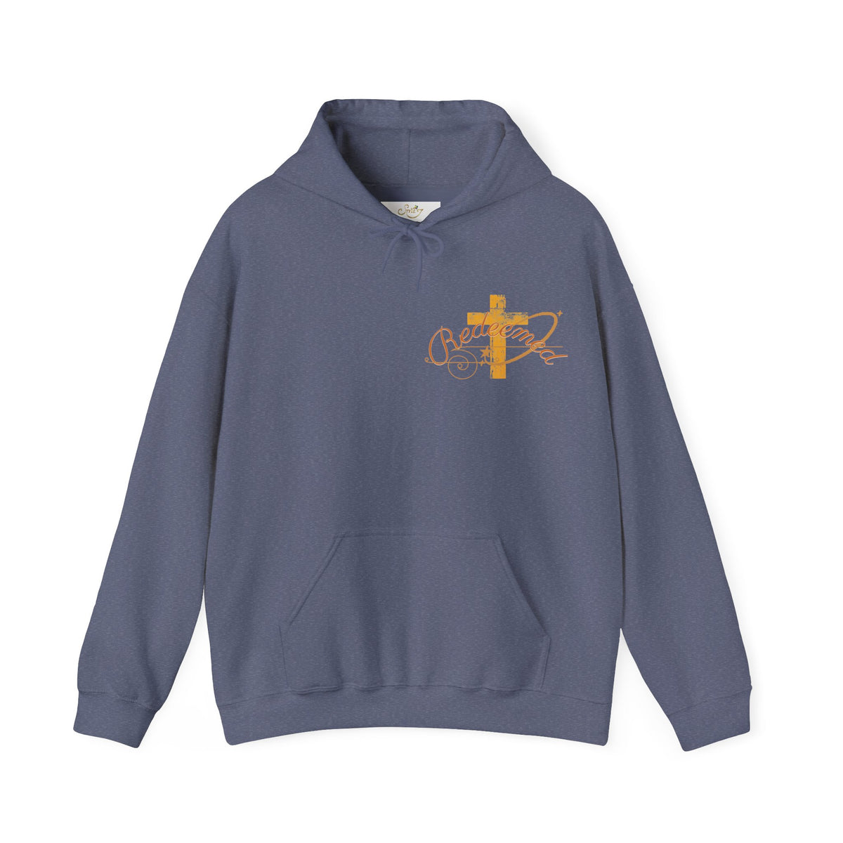Redeemed Hoodie — Christian Cross Inspirational Pullover