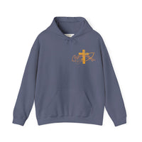 Redeemed Hoodie — Christian Cross Inspirational Pullover
