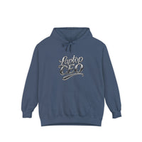 Laptop CEO Hoodie — 'Be Your Own Boss' Graphic Garment-Dyed Hoodie