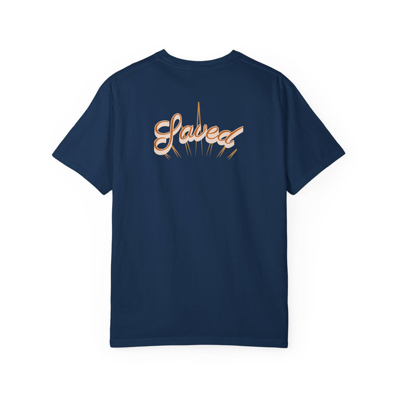 Surfboard Script T-Shirt — 'Salvador' Beach Vibe Graphic Tee