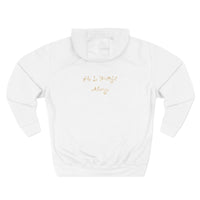 Faith Script Hoodie — "A Daily Dose of Faith" Gold Script Fleece Hoodie