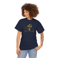 Christian T-Shirt - 'Hope You Can Hold' Gold Cross Tee