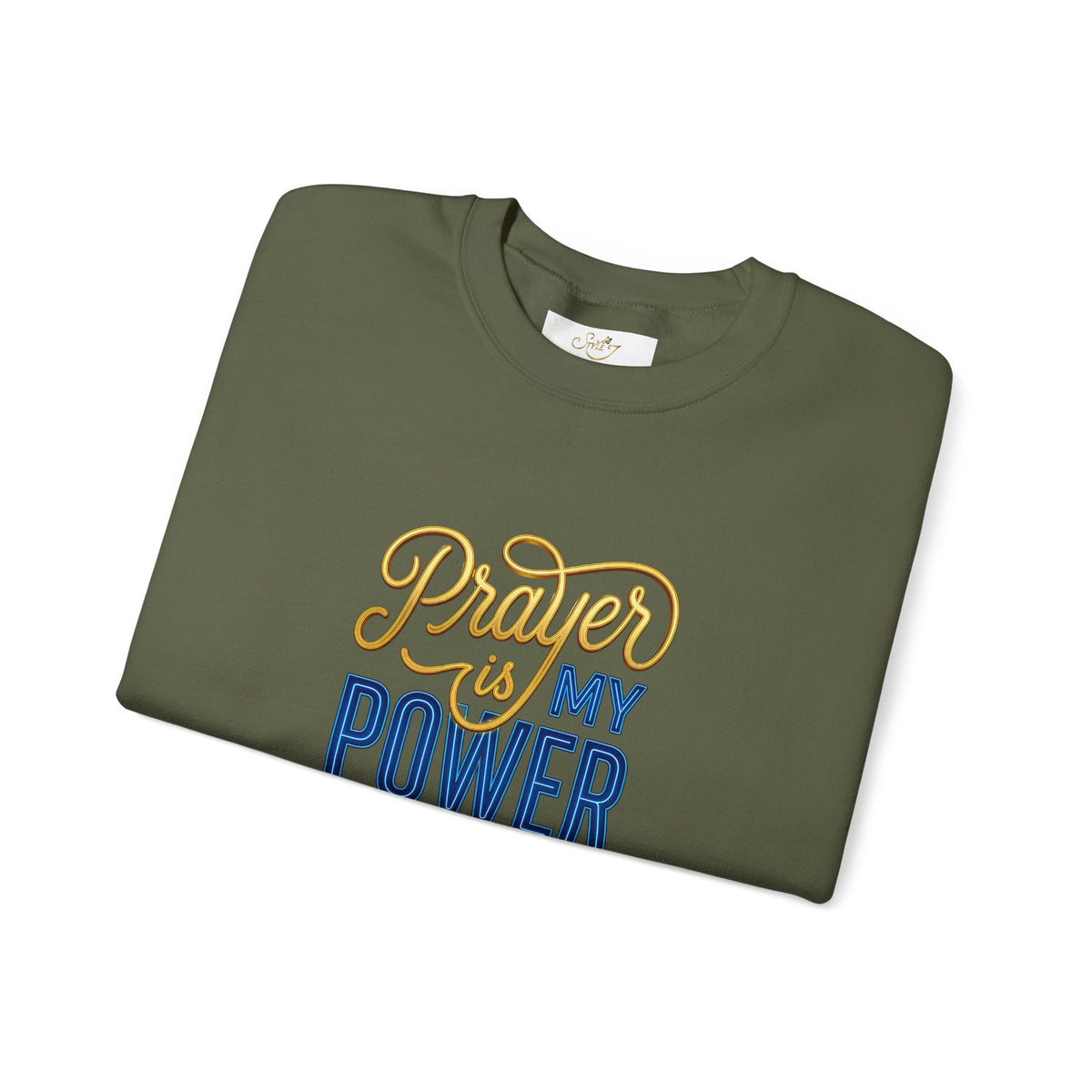 Prayer Is My Power Crewneck Sweatshirt — Inspirational Faith Sweatshirt