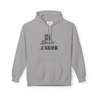 He Speaks I Code Hoodie - Floral Programmer Sweatshirt