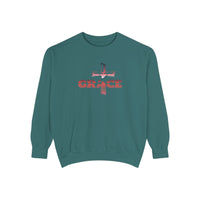 Grace Cross Sweatshirt — Christian Faith Graphic Crewneck