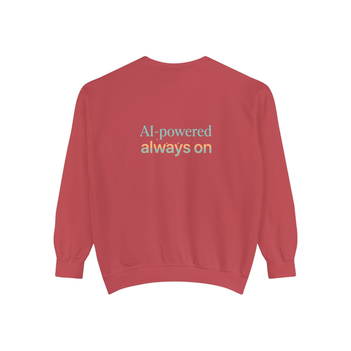 AI-Powered Sweatshirt — "God's Message Multiplied by AI" Crewneck